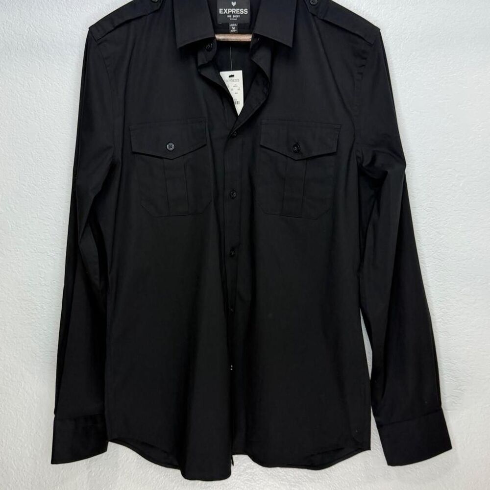 Express Men's Black Shirt